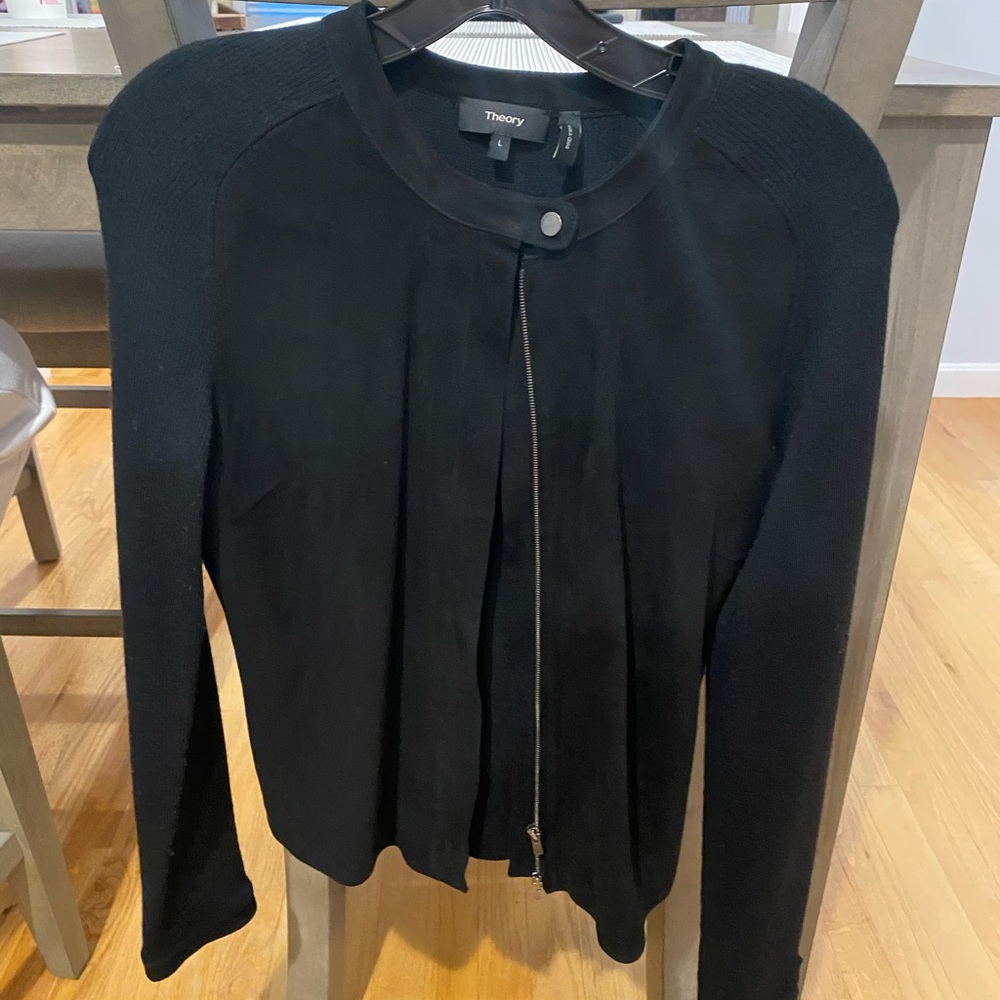 RARE Theory bomber jacket in suede and cotton